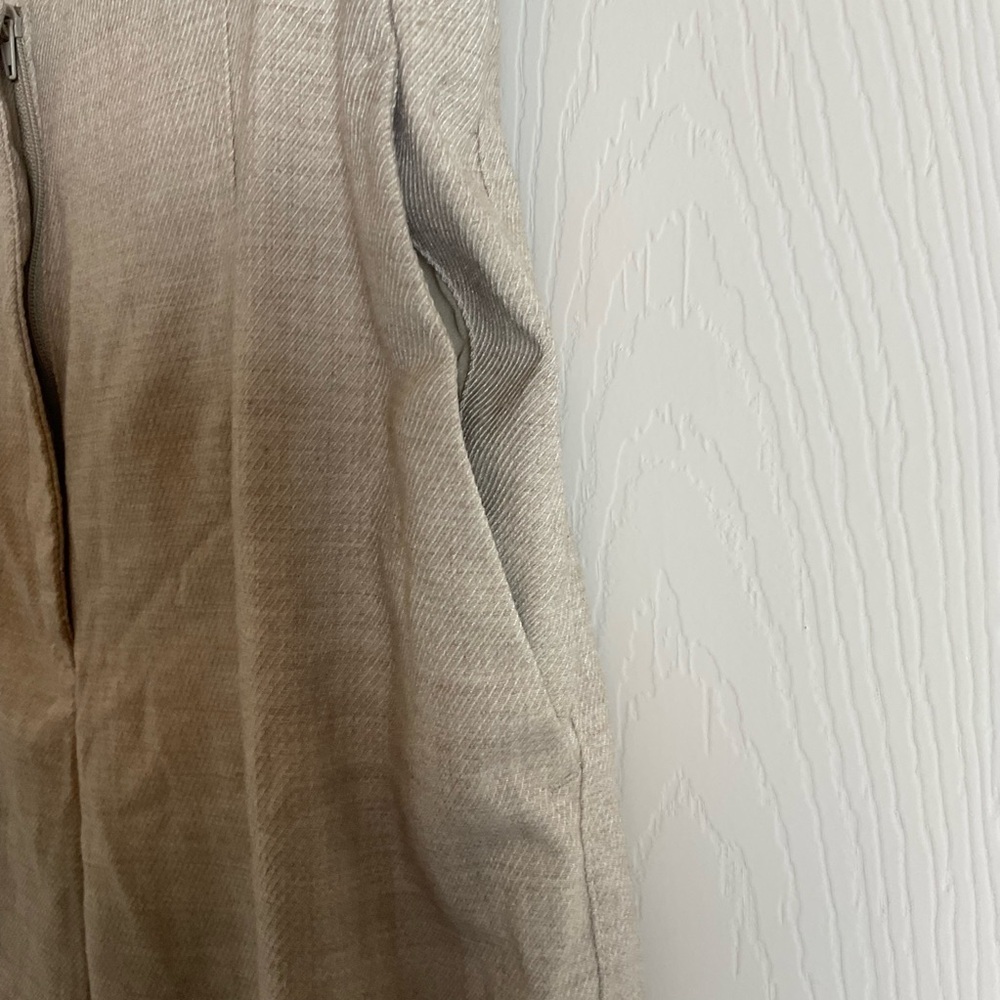 Women's classic beige trousers from H&M. High waist size 10 - Picture 6 of 11